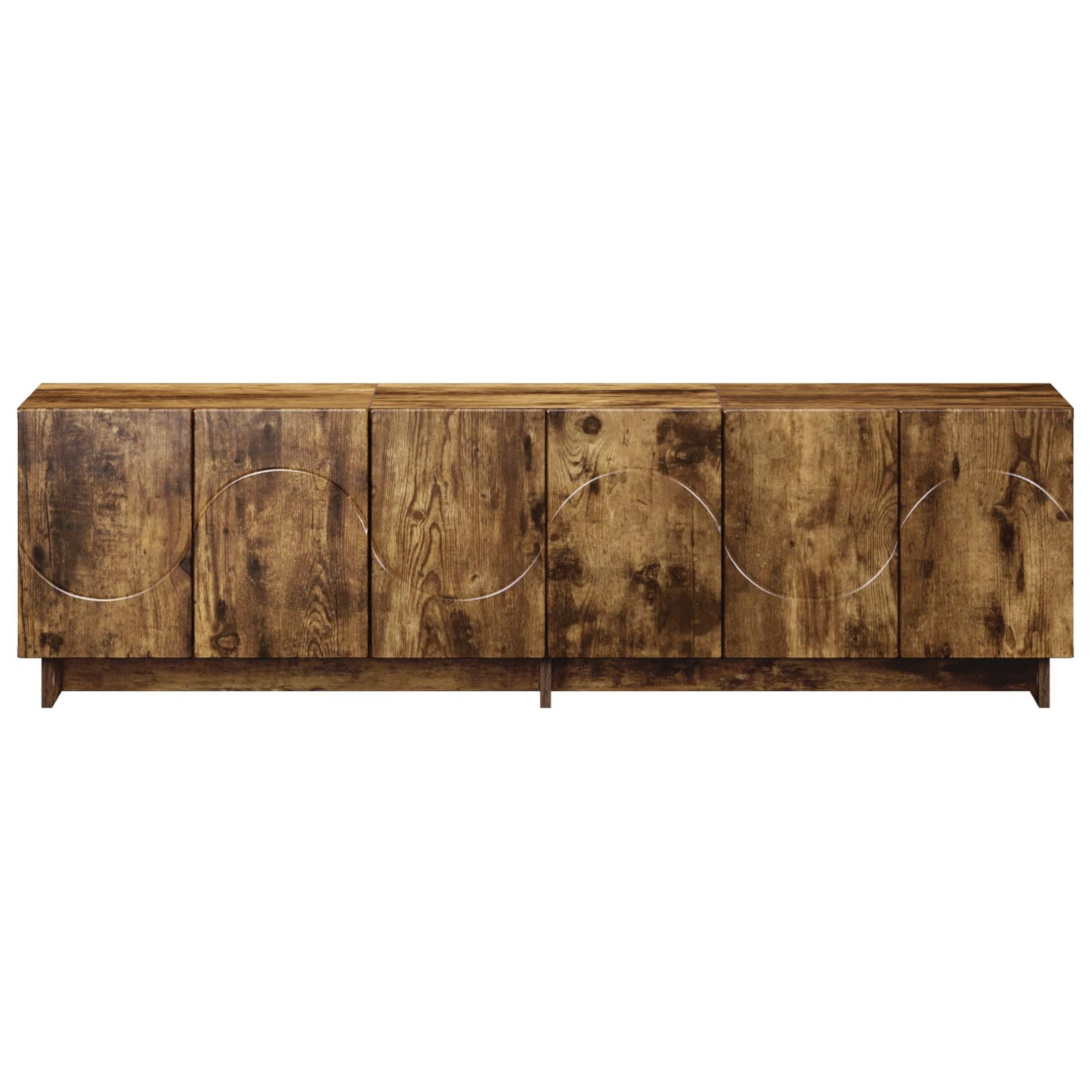 Βάση TV 140 x 34.5 x 40 cm Καπνισμένο Ξύλο Δρυός - Pakobazaar