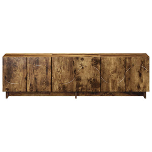 Βάση TV 140 x 34.5 x 40 cm Καπνισμένο Ξύλο Δρυός - Pakobazaar