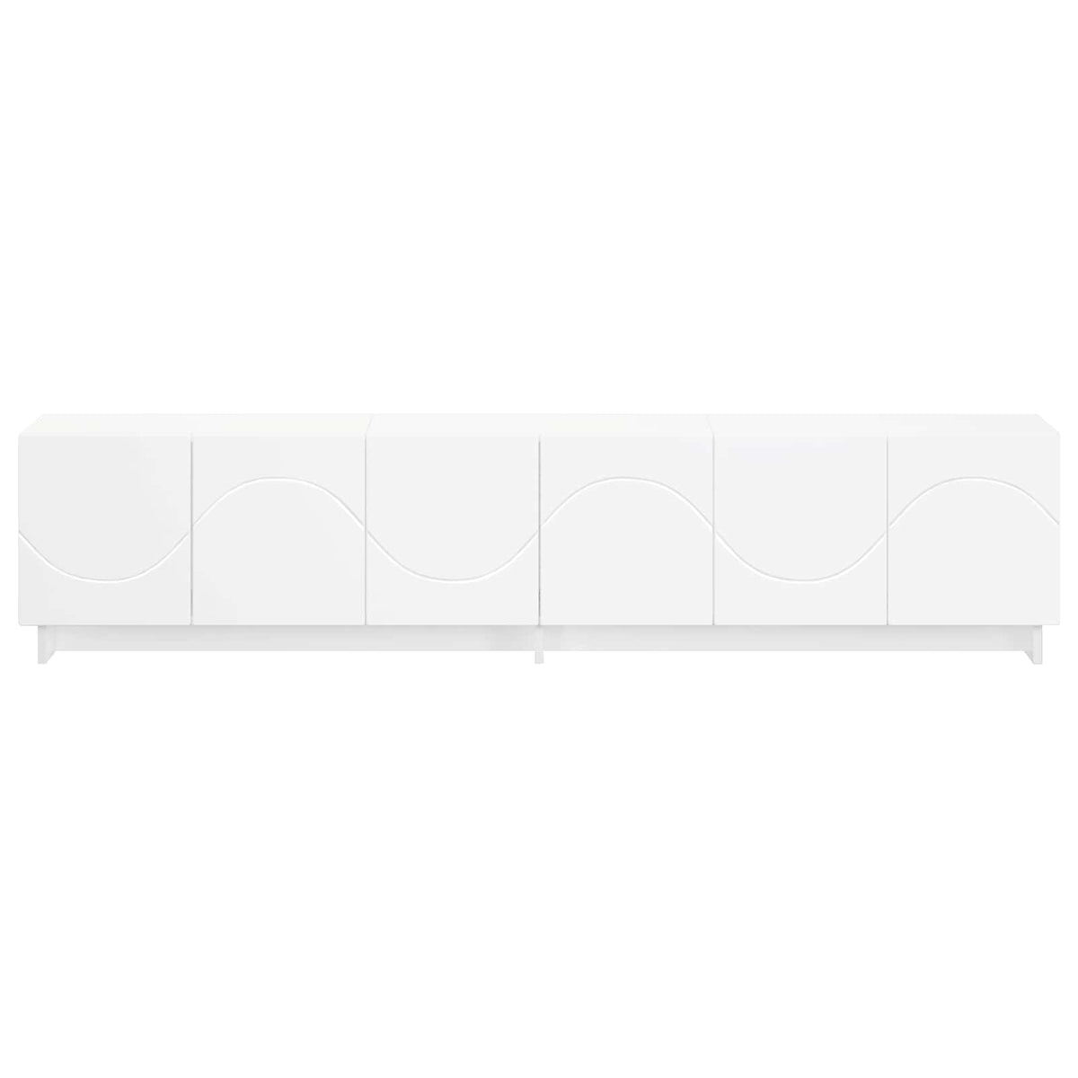 Βάση TV 180 x 34,5 x 40 cm Λευκό Επεξεργασμένο Ξύλο - Pakobazaar