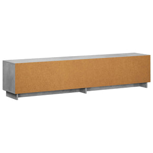 Βάση TV 180 x 34,5 x 40 cm Γκρι Σκυροδέματος Επεξεργασμένο Ξύλο