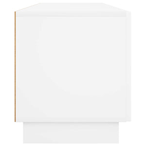 Βάση TV 180 x 34,5 x 40 cm Γυαλιστερό Λευκό Επεξεργασμένο Ξύλο