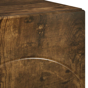 Βάση TV 180 x 34,5 x 40 cm Καπνισμένο Ξύλο Δρυός