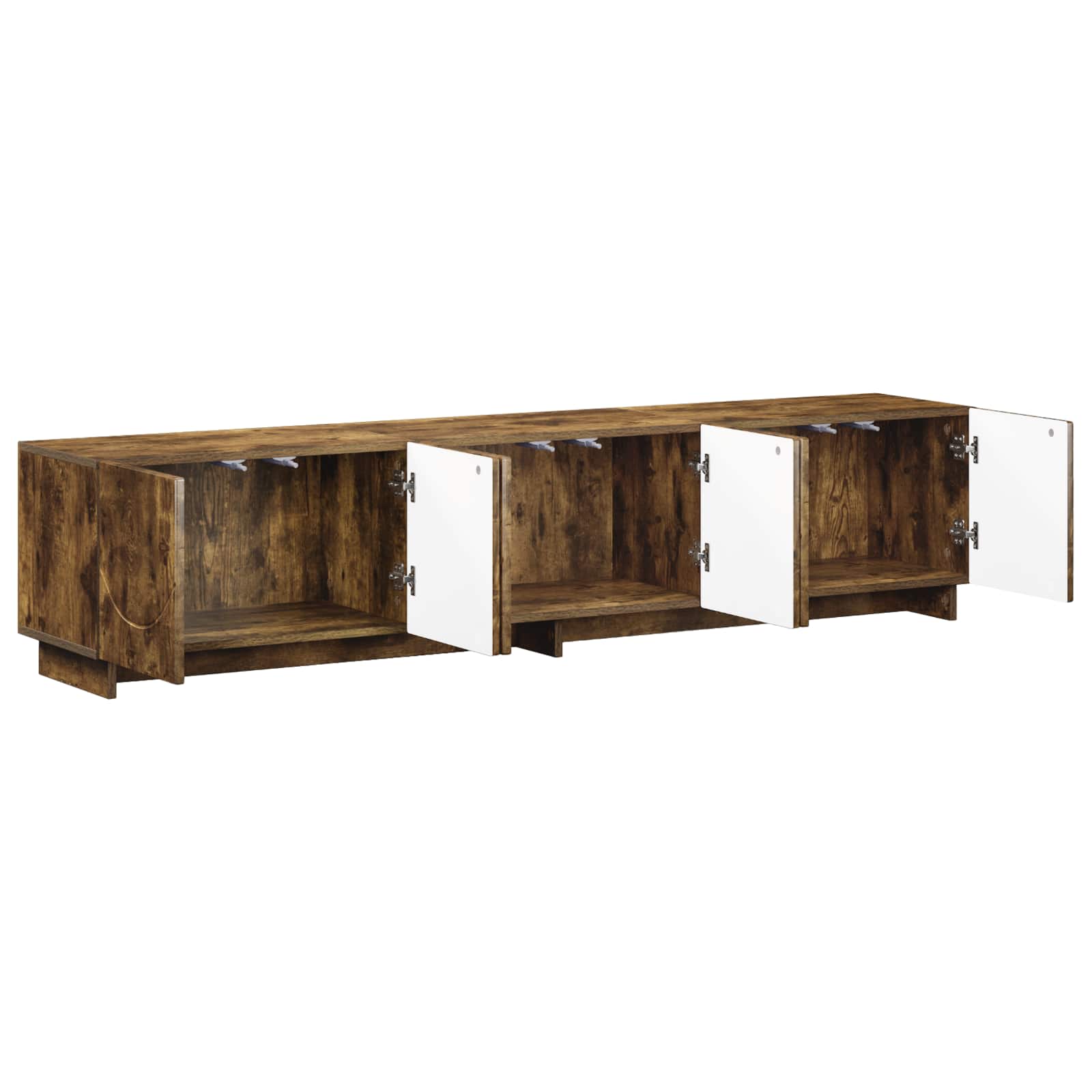 Βάση TV 180 x 34,5 x 40 cm Καπνισμένο Ξύλο Δρυός