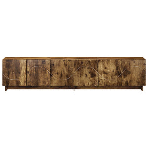 Βάση TV 180 x 34,5 x 40 cm Καπνισμένο Ξύλο Δρυός