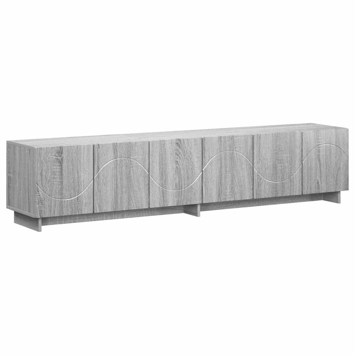 Βάση TV 180 x 34,5 x 40 cm Γκρι Sonoma Επεξεργασμένο Ξύλο