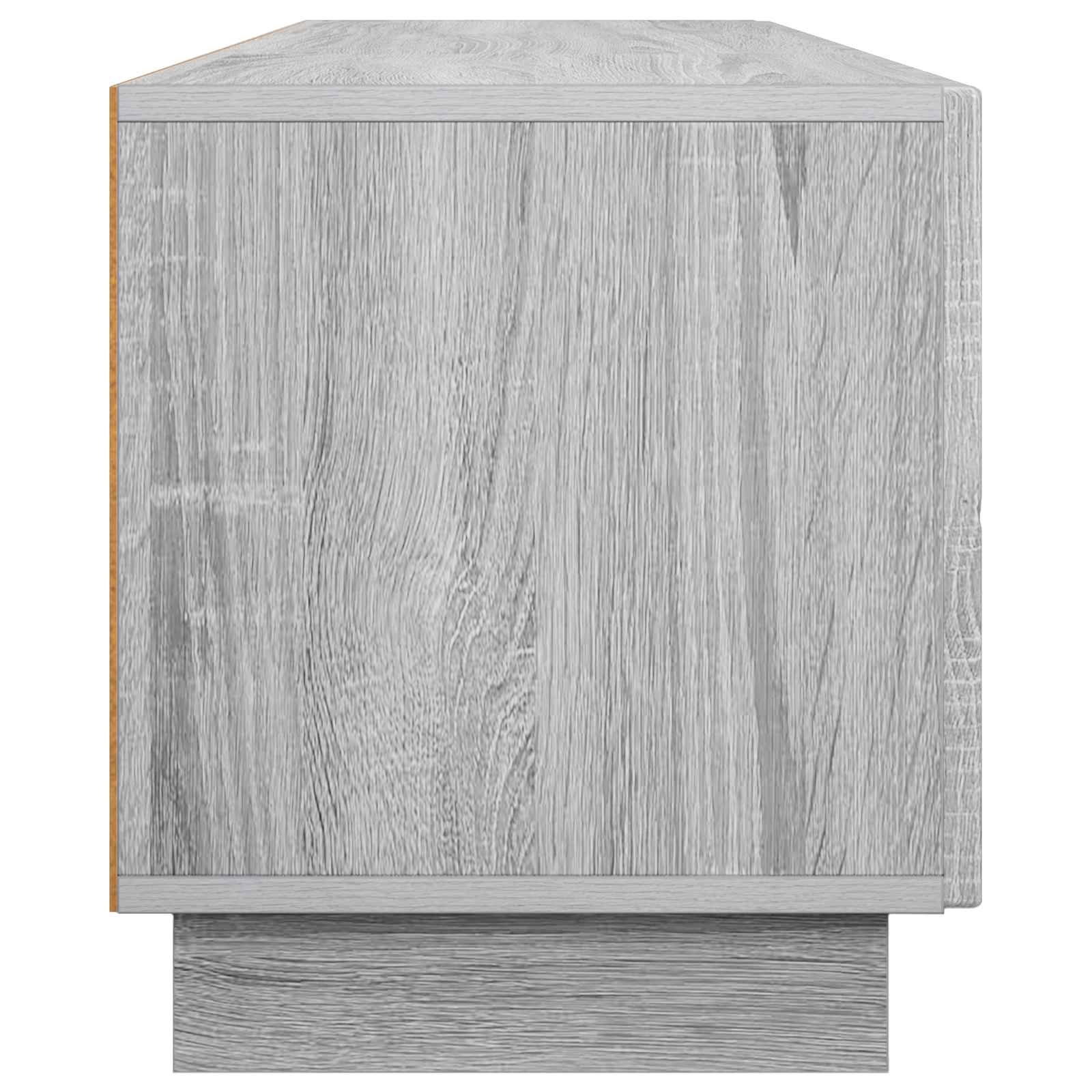Βάση TV 180 x 34,5 x 40 cm Γκρι Sonoma Επεξεργασμένο Ξύλο