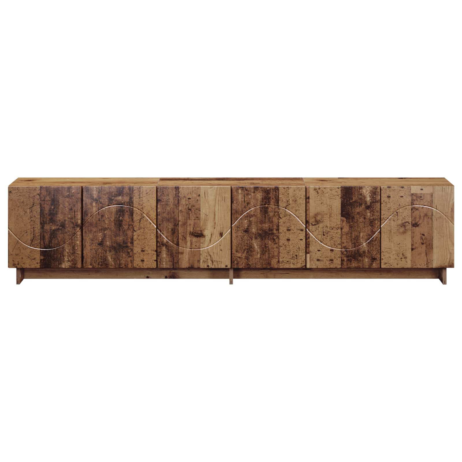 Βάση TV 179.5 x 34.5 x 40 cm Παλαιωμένο ξύλο Επεξεργασμένο Ξύλο - Pakobazaar