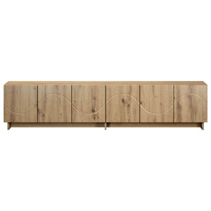 Βάση TV 180 x 34,5 x 40 cm Artisan Δρυς Επεξεργασμένο Ξύλο - Pakobazaar
