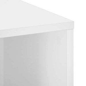 Ντουλάπι μπάνιου Λευκό 36,5 x 38 x 95 cm Επεξεργασμένο Ξύλο