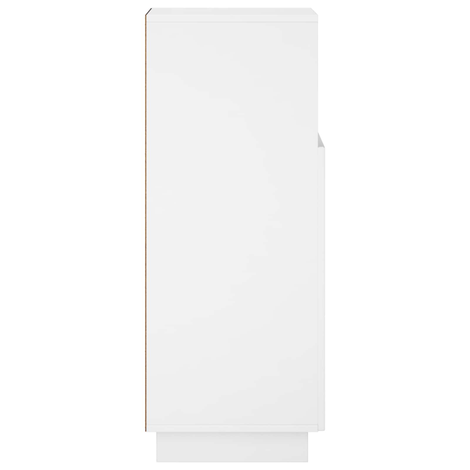 Ντουλάπι μπάνιου Γυαλιστερό Λευκό 36,5 x 38 x 95 cm
