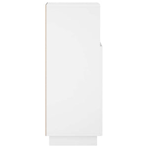 Ντουλάπι μπάνιου Γυαλιστερό Λευκό 36,5 x 38 x 95 cm