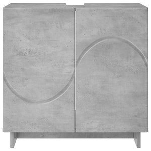 Έπιπλο μπάνιου Γκρι Σκυροδέματος 60 x 41 x 58 cm - Pakobazaar