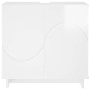 Έπιπλο μπάνιου Γυαλιστερό Λευκό 60 x 41 x 58 cm - Pakobazaar