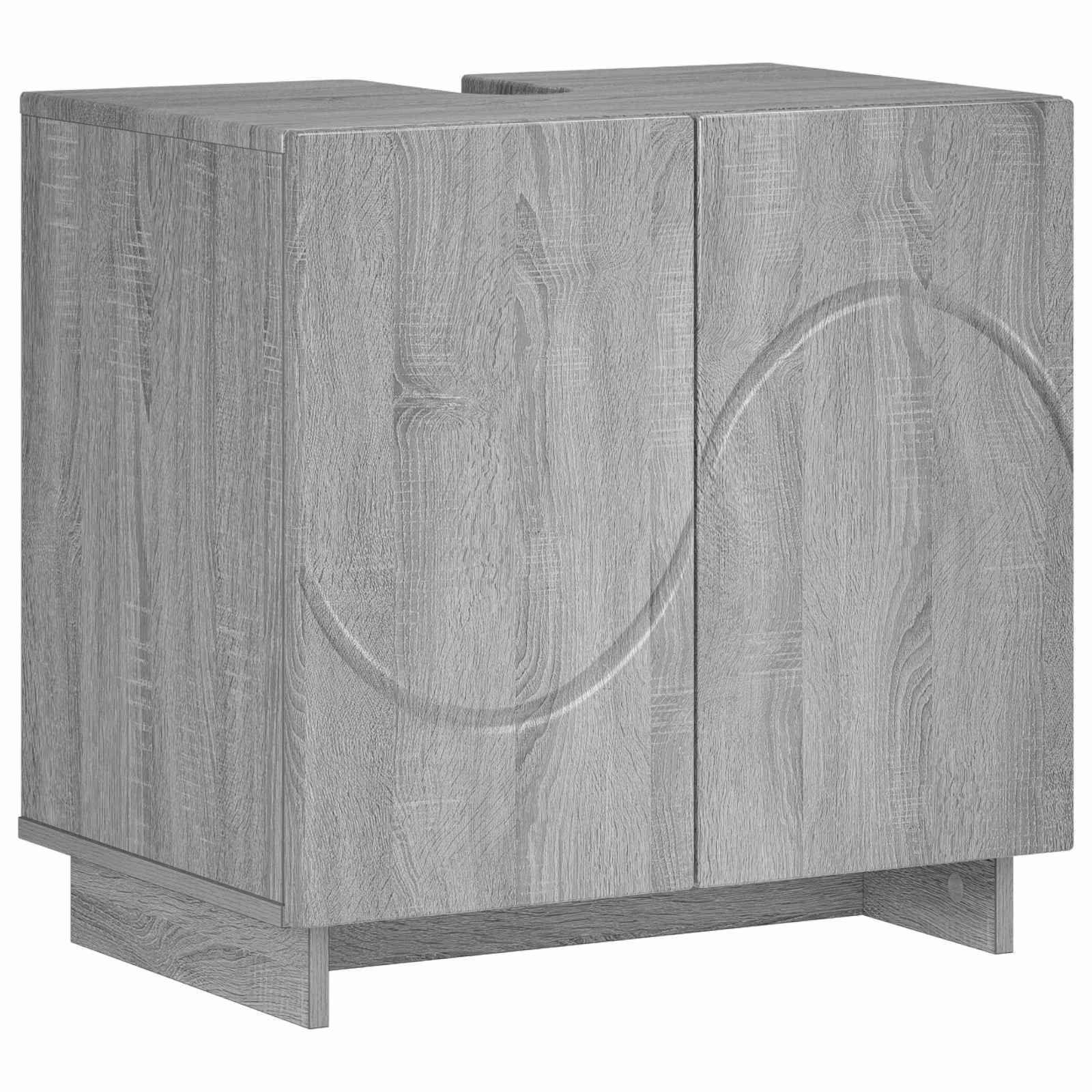 Έπιπλο μπάνιου Γκρι Sonoma 60 x 41 x 58 cm Επεξεργασμένο Ξύλο - Pakobazaar