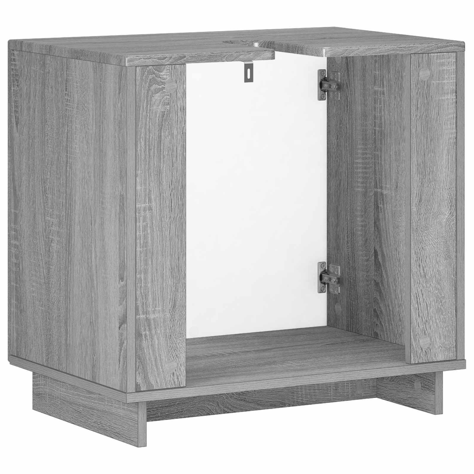 Έπιπλο μπάνιου Γκρι Sonoma 60 x 41 x 58 cm Επεξεργασμένο Ξύλο - Pakobazaar