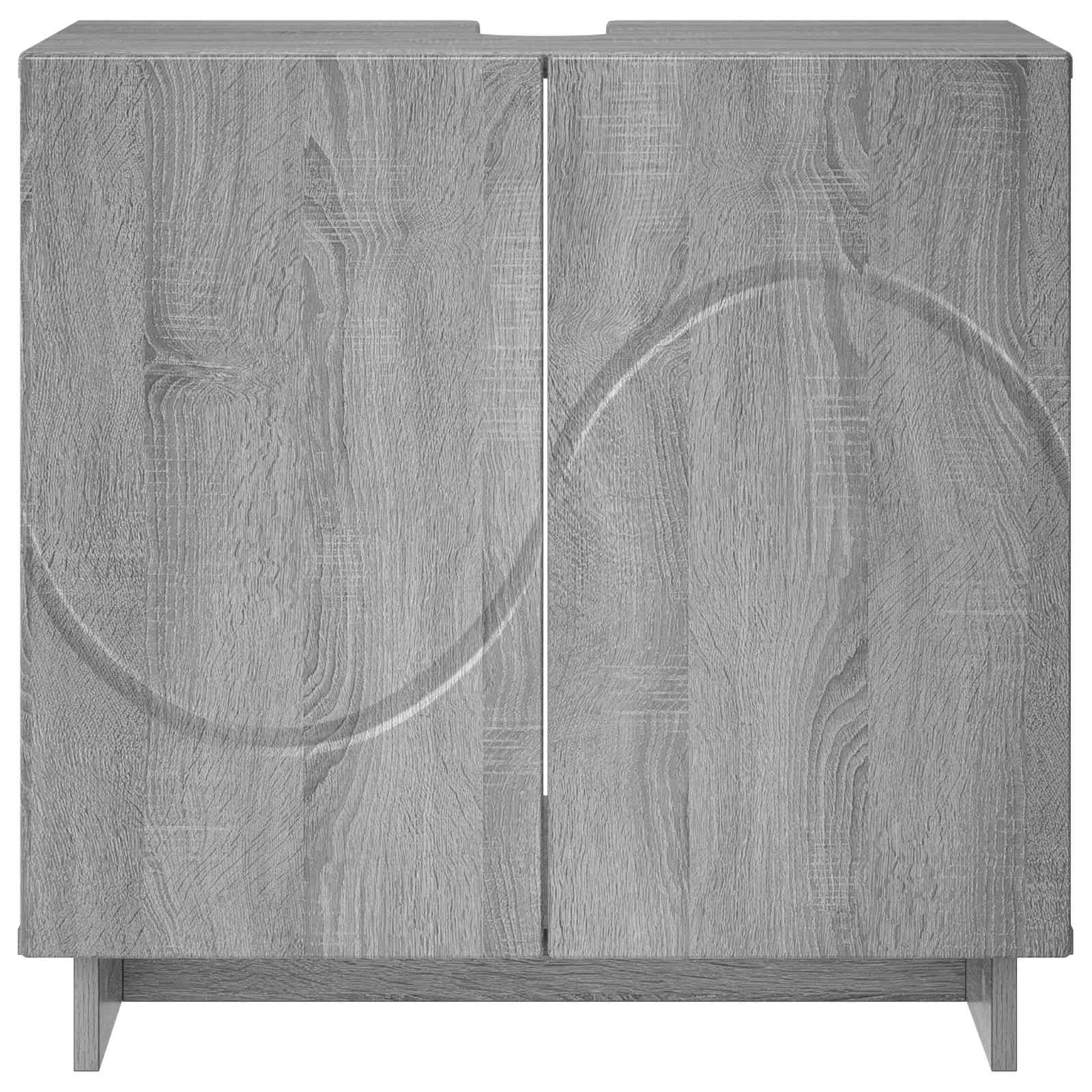 Έπιπλο μπάνιου Γκρι Sonoma 60 x 41 x 58 cm Επεξεργασμένο Ξύλο - Pakobazaar