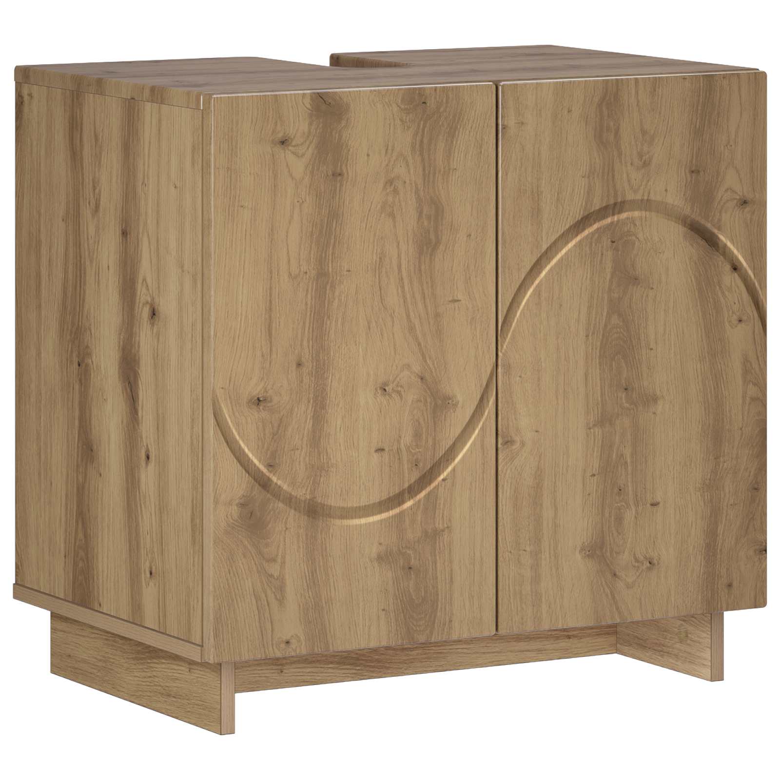 Έπιπλο μπάνιου Artisan Δρυς 60 x 41 x 58 cm Επεξεργασμένο Ξύλο - Pakobazaar