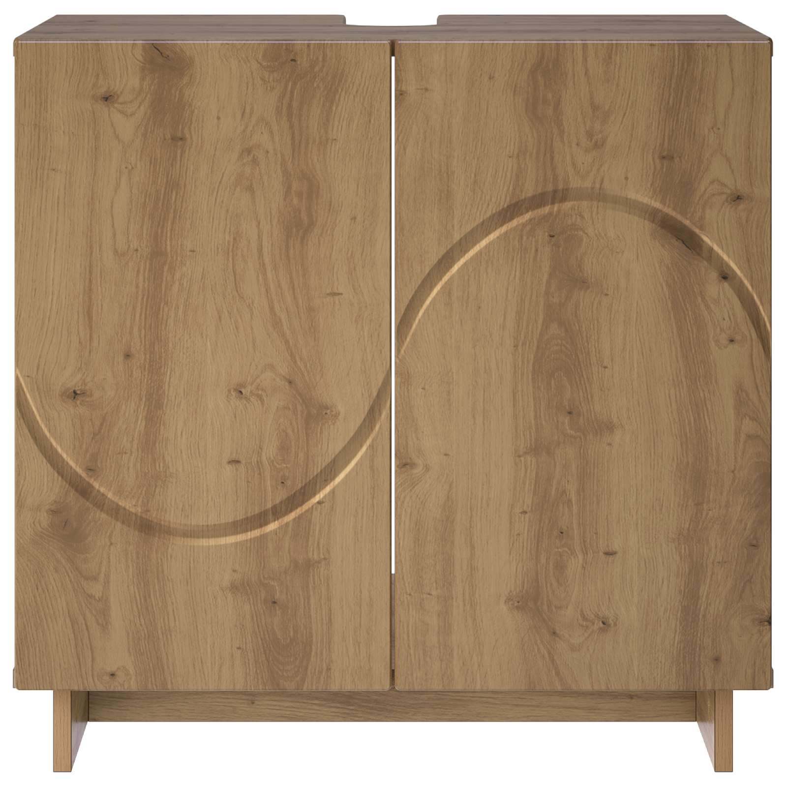 Έπιπλο μπάνιου Artisan Δρυς 60 x 41 x 58 cm Επεξεργασμένο Ξύλο - Pakobazaar