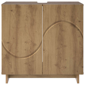 Έπιπλο μπάνιου Artisan Δρυς 60 x 41 x 58 cm Επεξεργασμένο Ξύλο - Pakobazaar