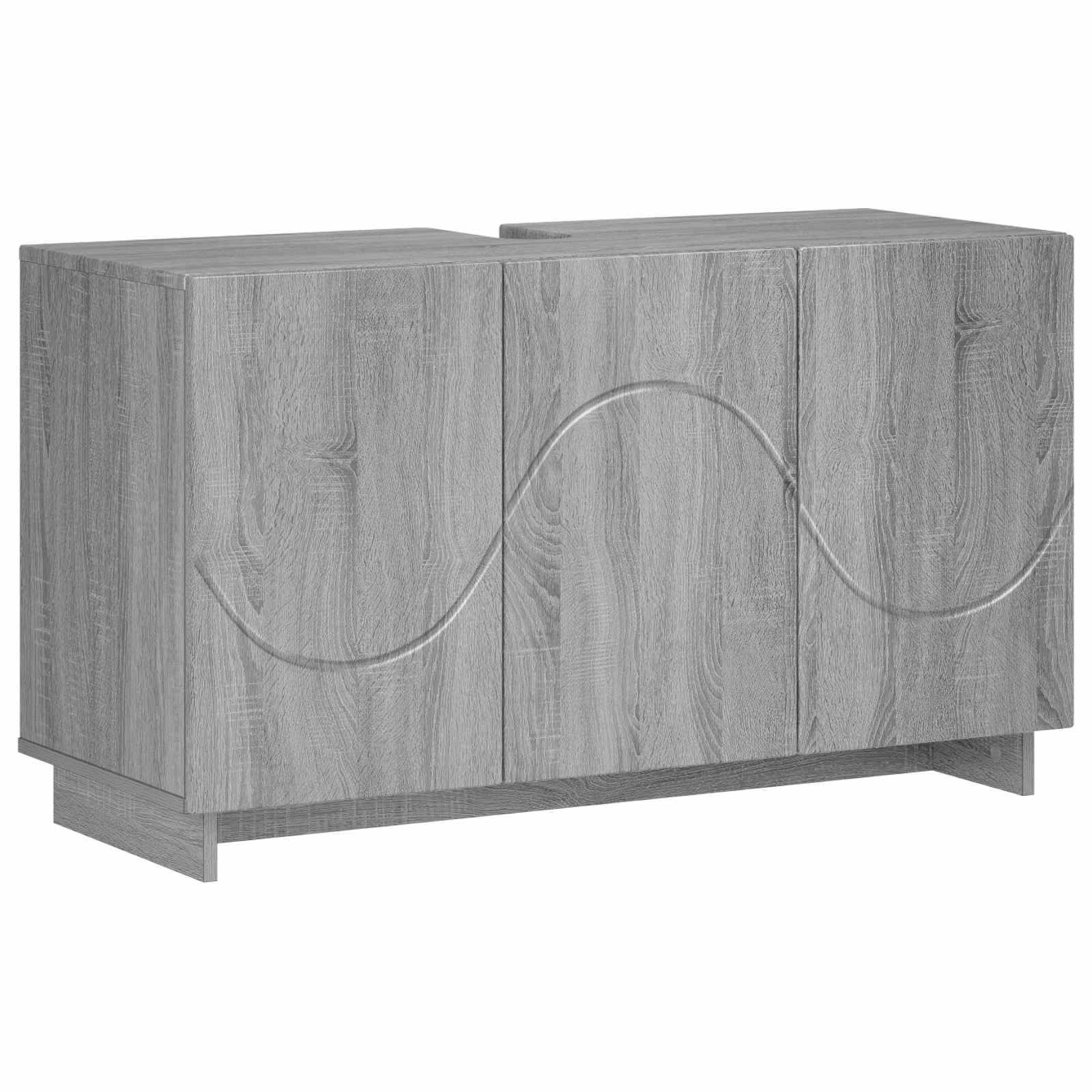 Έπιπλο μπάνιου Γκρι Sonoma 101 x 41 x 58 cm Επεξεργασμένο ξύλο