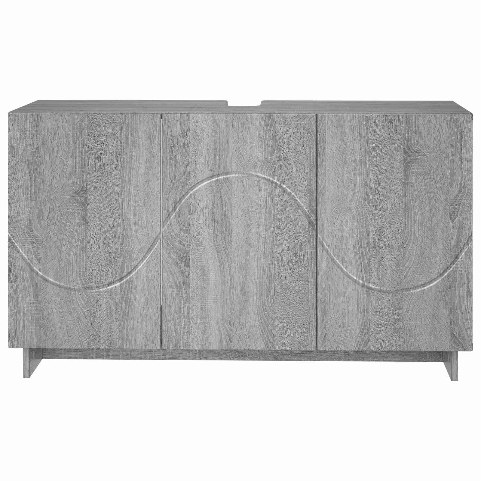 Έπιπλο μπάνιου Γκρι Sonoma 101 x 41 x 58 cm Επεξεργασμένο ξύλο