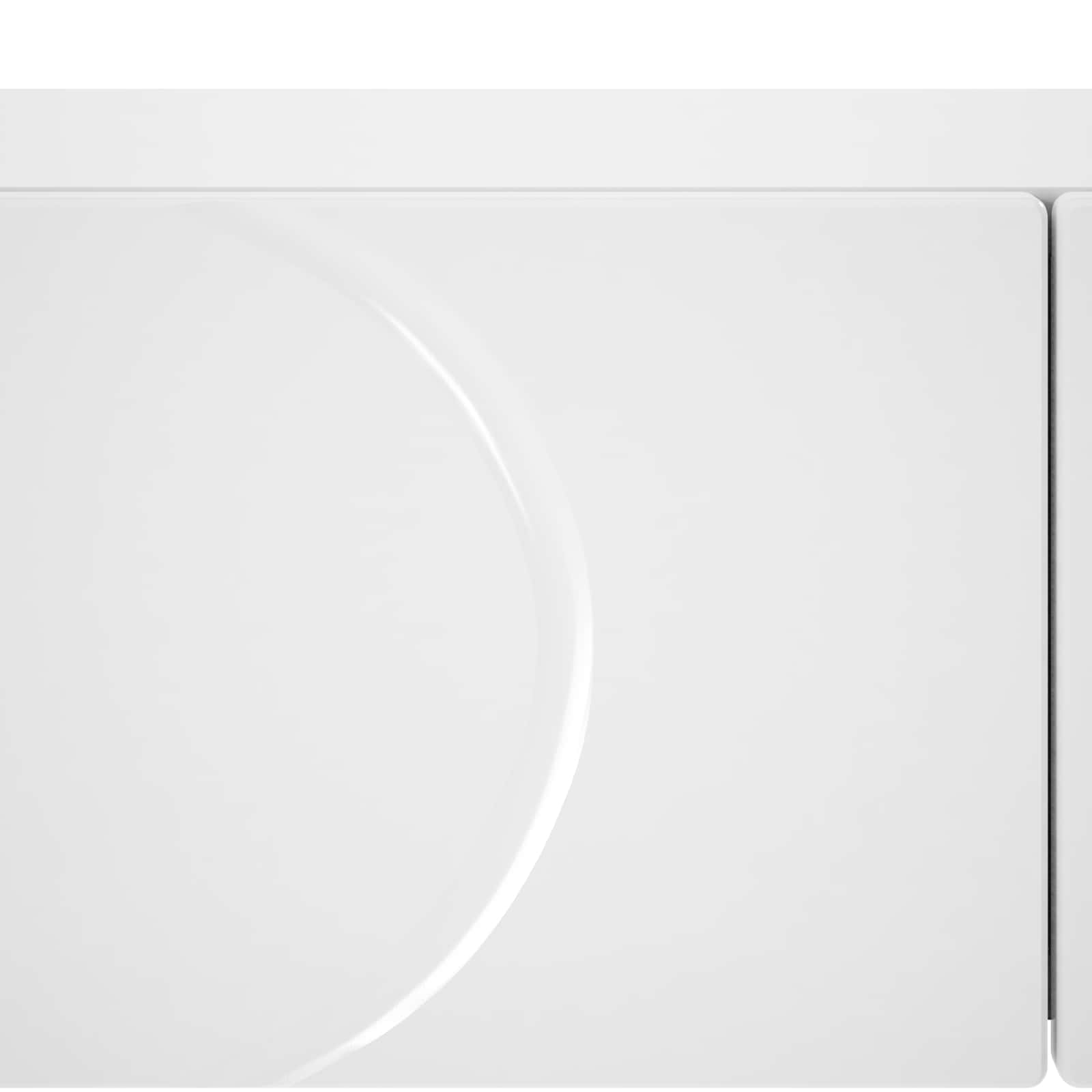 Τραπέζι κονσόλας Γυαλιστερό Λευκό 96,5 x 38 x 75 εκ. - Pakobazaar
