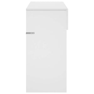 Τραπέζι κονσόλας Γυαλιστερό Λευκό 96,5 x 38 x 75 εκ. - Pakobazaar