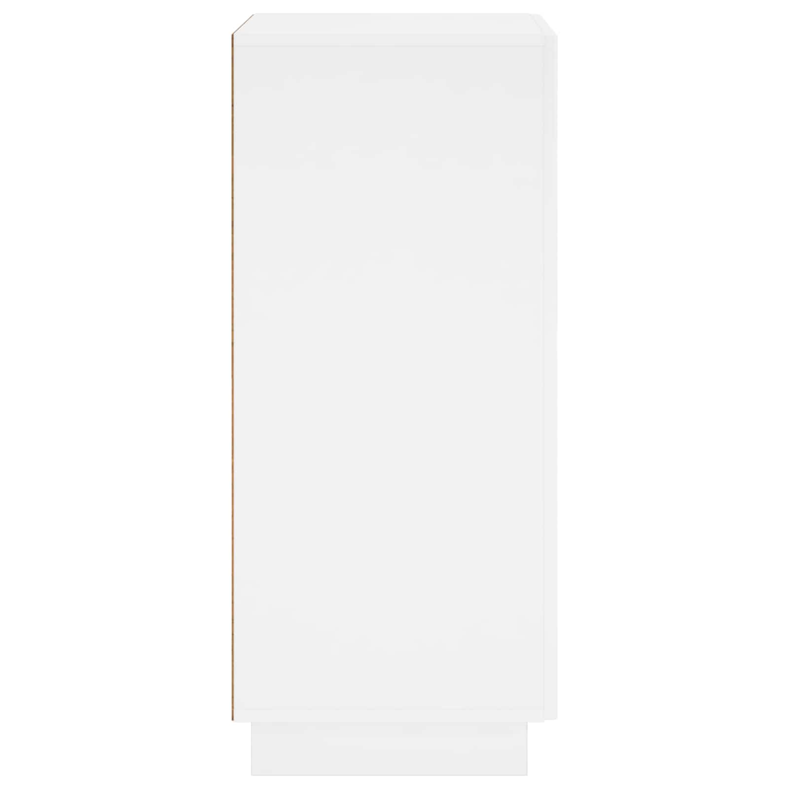 Ντουλάπα Παπουτσιών 48 x 38 x 87,5 εκ. Επεξεργασμένο Ξύλο Λευκό
