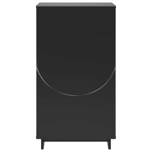 Ντουλάπα Παπουτσιών 48 x 38 x 87,5 εκ. Επεξεργασμένο Ξύλο Μαύρο