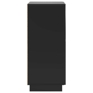 Ντουλάπα Παπουτσιών 48 x 38 x 87,5 εκ. Επεξεργασμένο Ξύλο Μαύρο