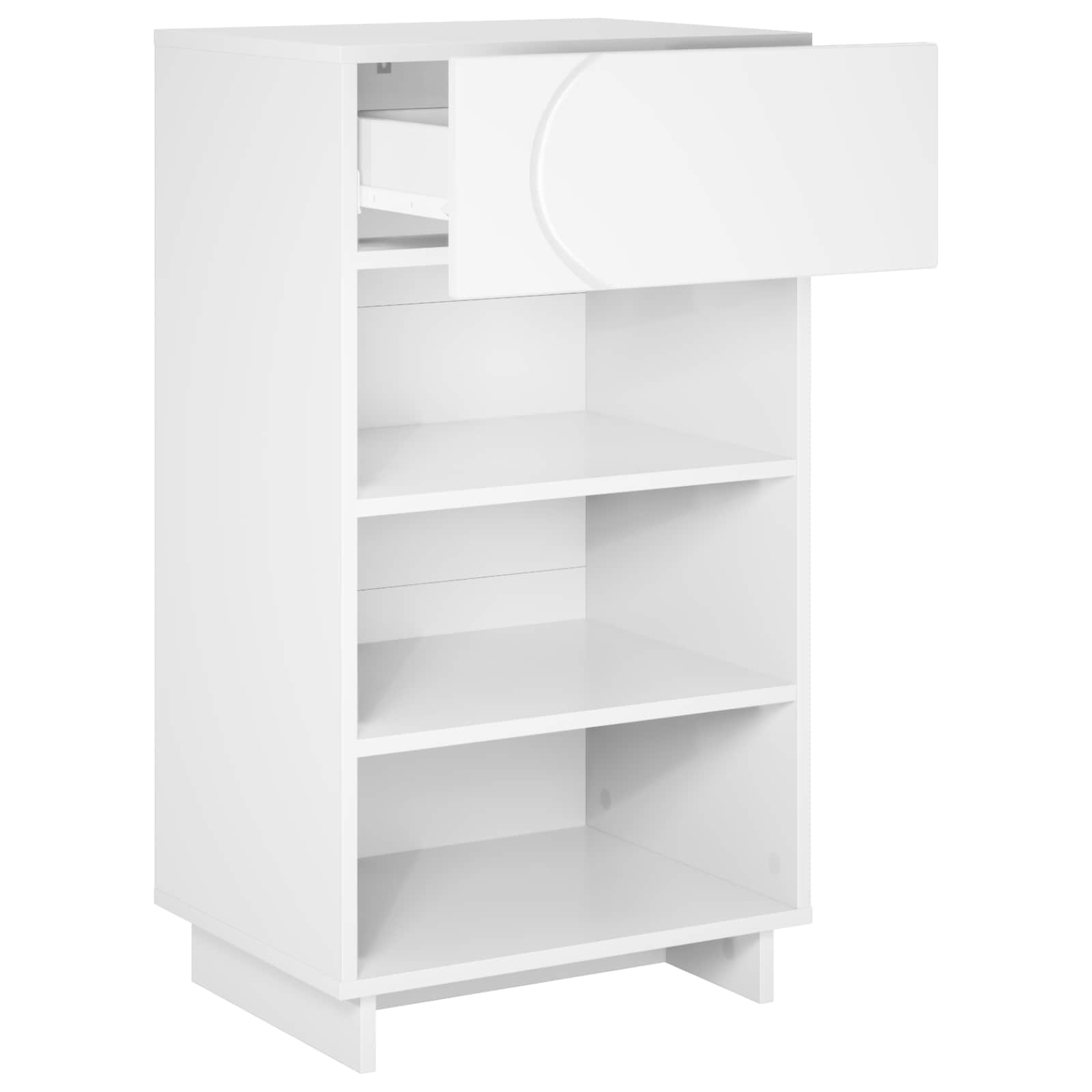 Ντουλάπα Παπουτσιών 48 x 38 x 87,5 εκ. Επεξεργασμένο Ξύλο Λευκό
