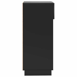 Ντουλάπα Παπουτσιών 48 x 38 x 87,5 εκ. Επεξεργασμένο Ξύλο Μαύρο