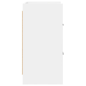 Κομοδίνα Λευκό 40 x 30 x 60 cm Επεξεργασμένο Ξύλο - Pakobazaar