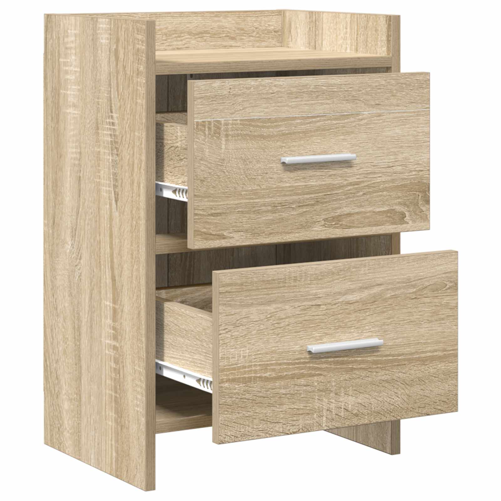 Κομοδίνα 2 pcs Sonoma Δρυς 40 x 30 x 60 cm Επεξεργασμένο Ξύλο