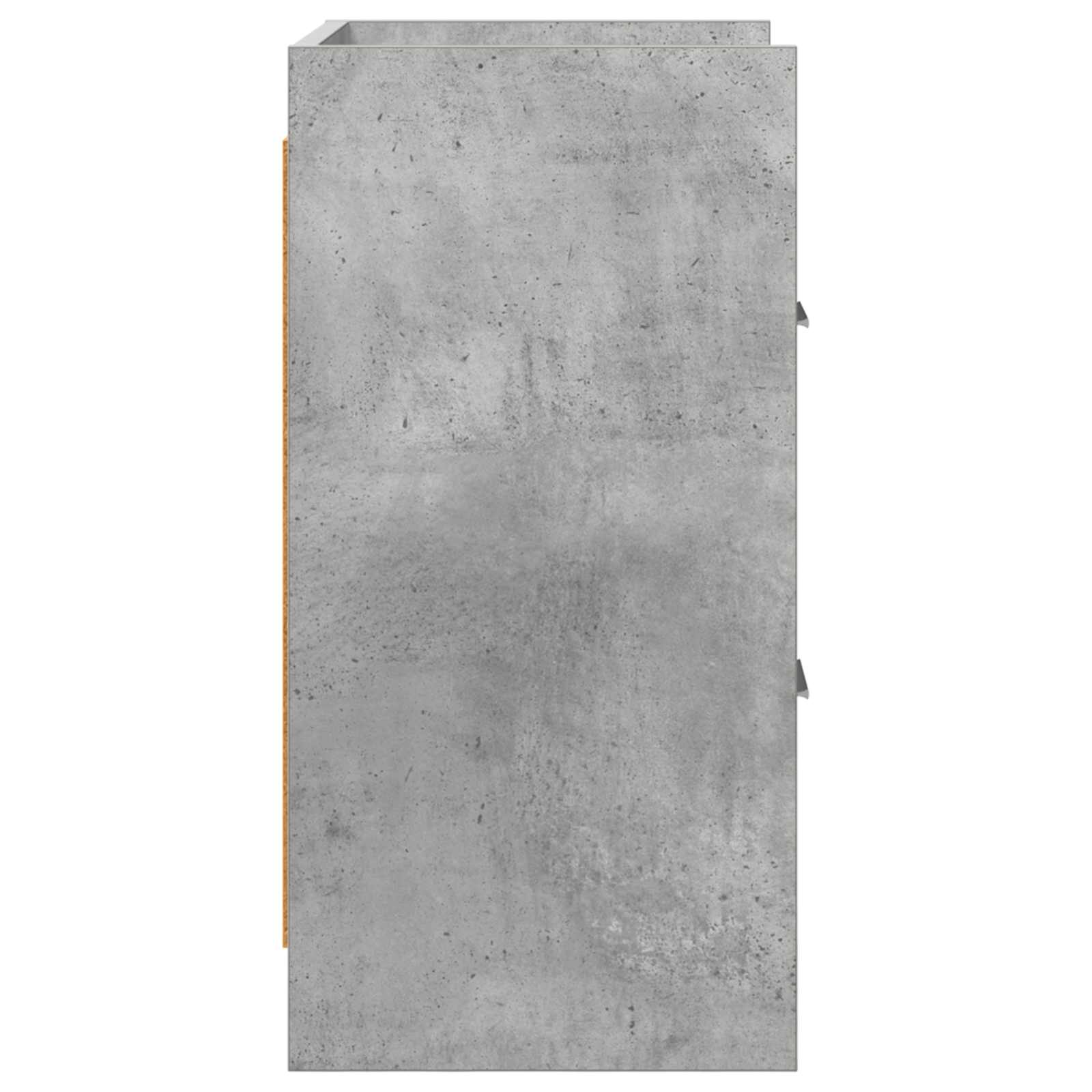 Κομοδίνα 2 pcs Γκρι Σκυροδέματος 40 x 30 x 60 cm