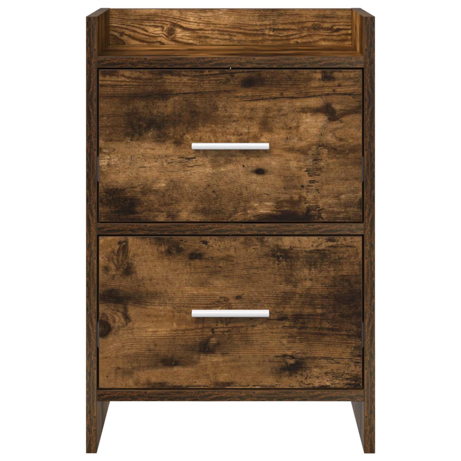 Κομοδίνα 2 pcs Καπνισμένο Ξύλο Δρυός 40 x 30 x 60 cm
