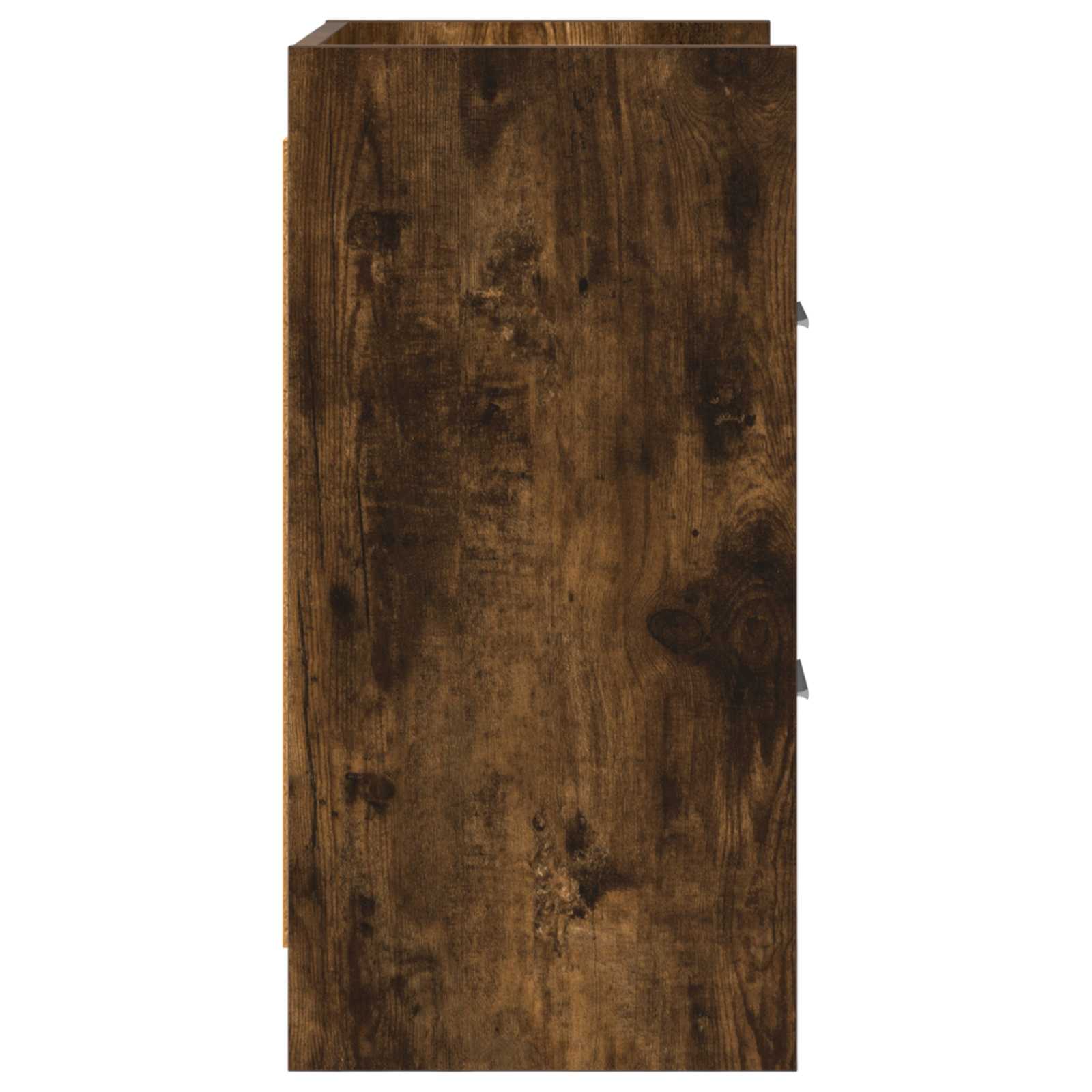 Κομοδίνα 2 pcs Καπνισμένο Ξύλο Δρυός 40 x 30 x 60 cm
