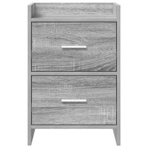 Κομοδίνα Γκρι Sonoma 40 x 30 x 60 cm Επεξεργασμένο Ξύλο - Pakobazaar