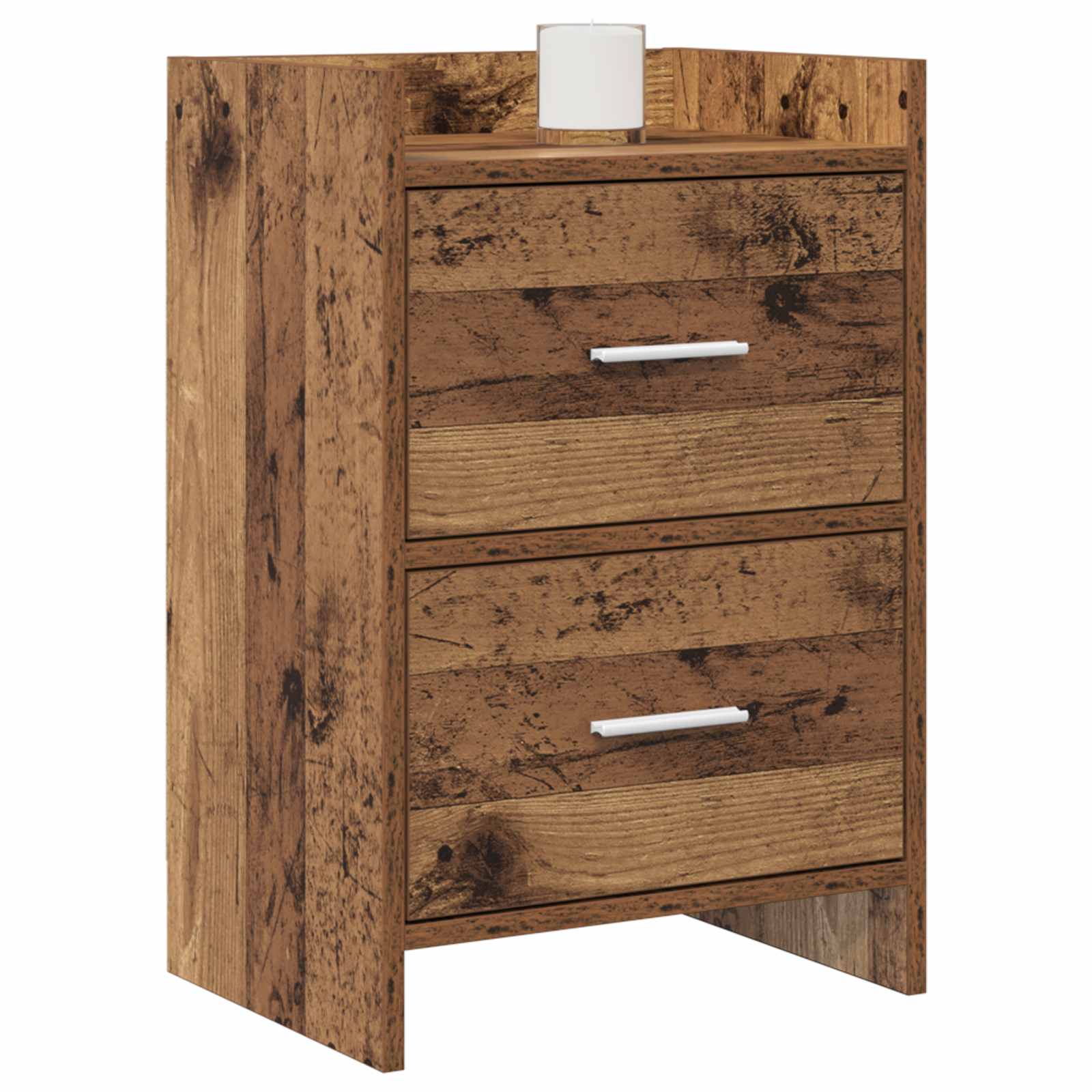 Κομοδίνα 2 pcs Παλαιωμένο ξύλο 40 x 30 x 60 cm
