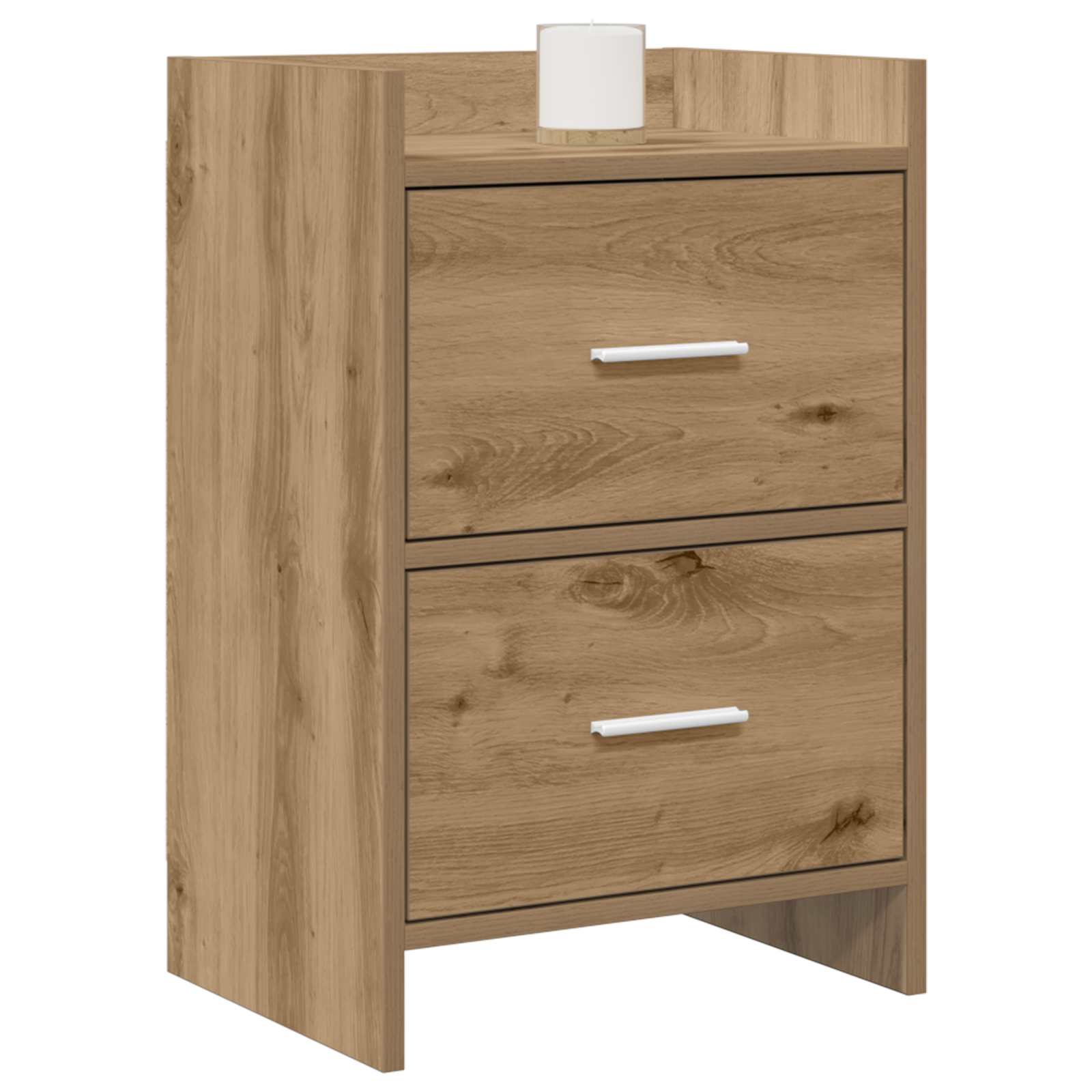Κομοδίνα 2 pcs Artisan Δρυς 40 x 30 x 60 cm Επεξεργασμένο Ξύλο