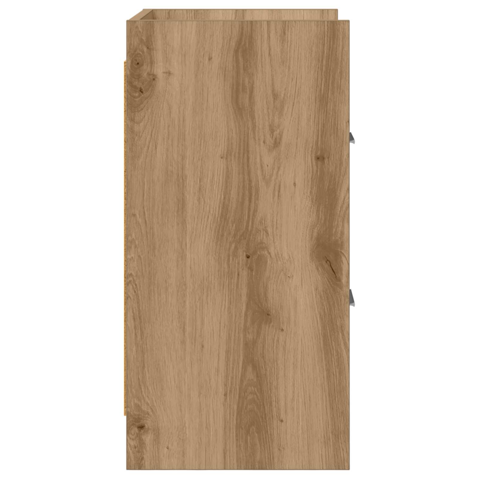 Κομοδίνα 2 pcs Artisan Δρυς 40 x 30 x 60 cm Επεξεργασμένο Ξύλο
