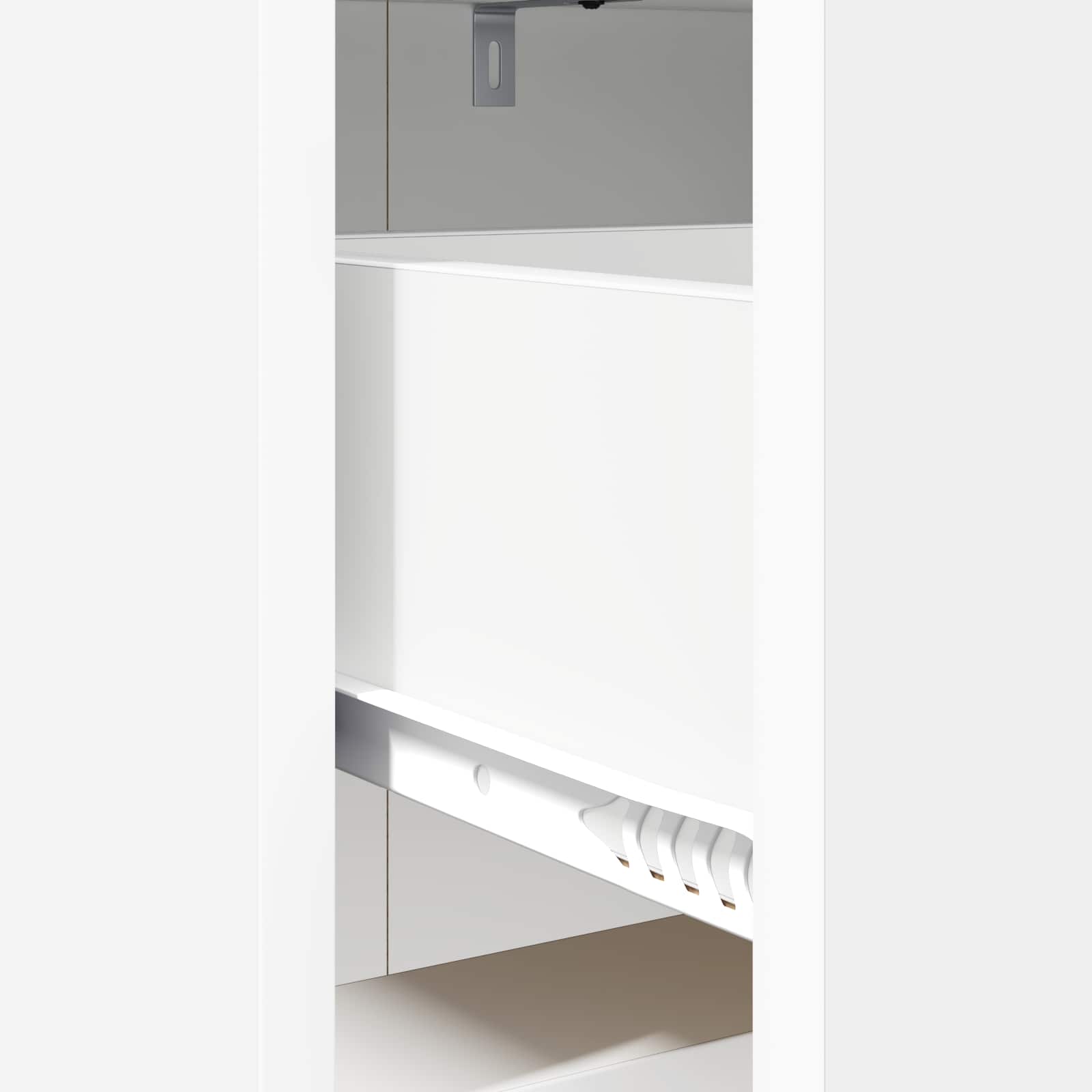Κομοδίνα Λευκό 40 x 30 x 60 cm Επεξεργασμένο Ξύλο