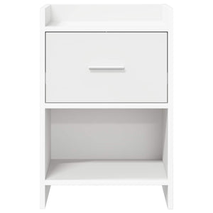 Κομοδίνα Λευκό 40 x 30 x 60 cm Επεξεργασμένο Ξύλο - Pakobazaar