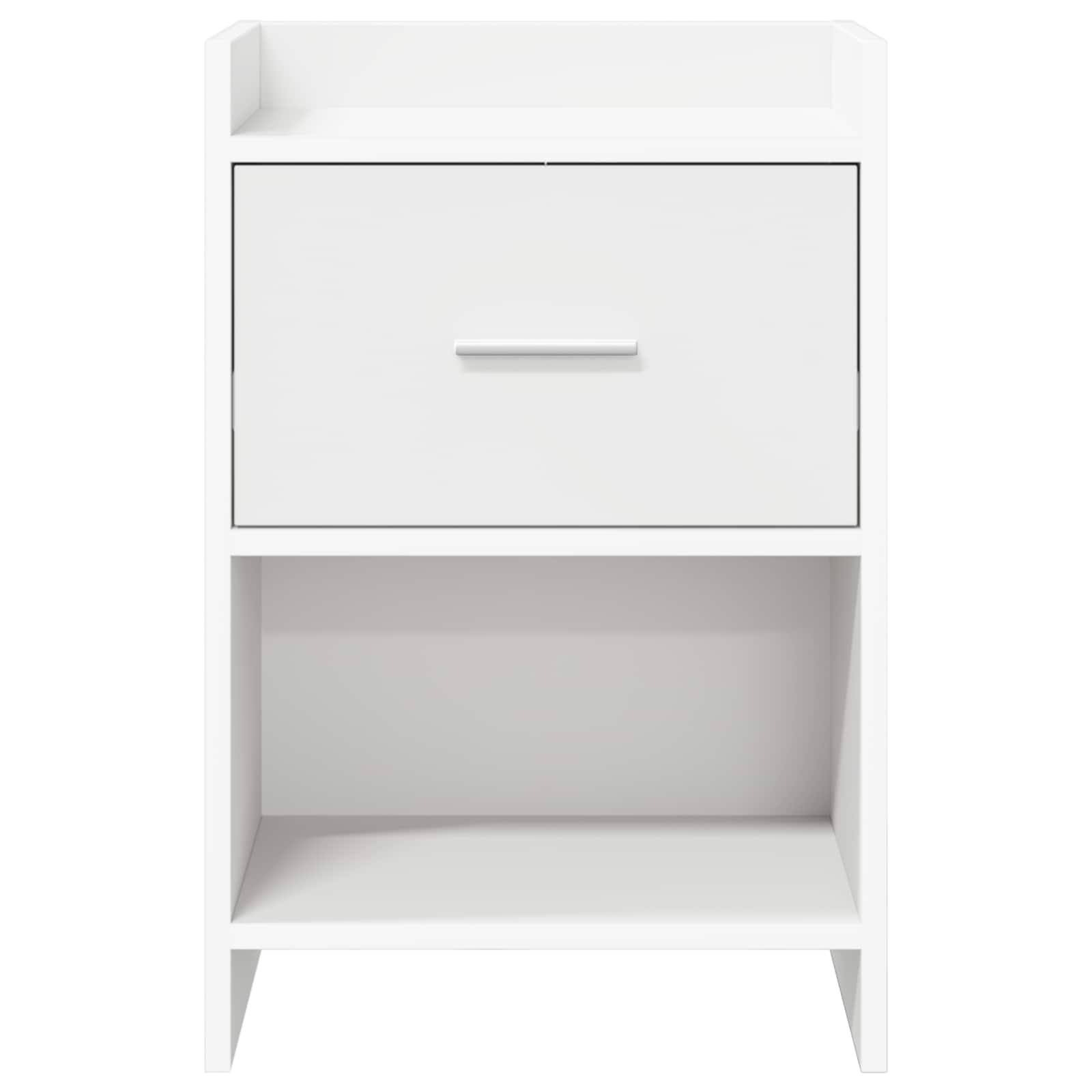 Κομοδίνα 2 pcs Λευκό 40 x 30 x 60 cm Επεξεργασμένο Ξύλο