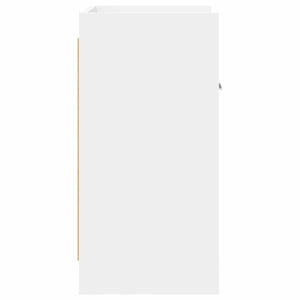 Κομοδίνα 2 pcs Λευκό 40 x 30 x 60 cm Επεξεργασμένο Ξύλο - Pakobazaar