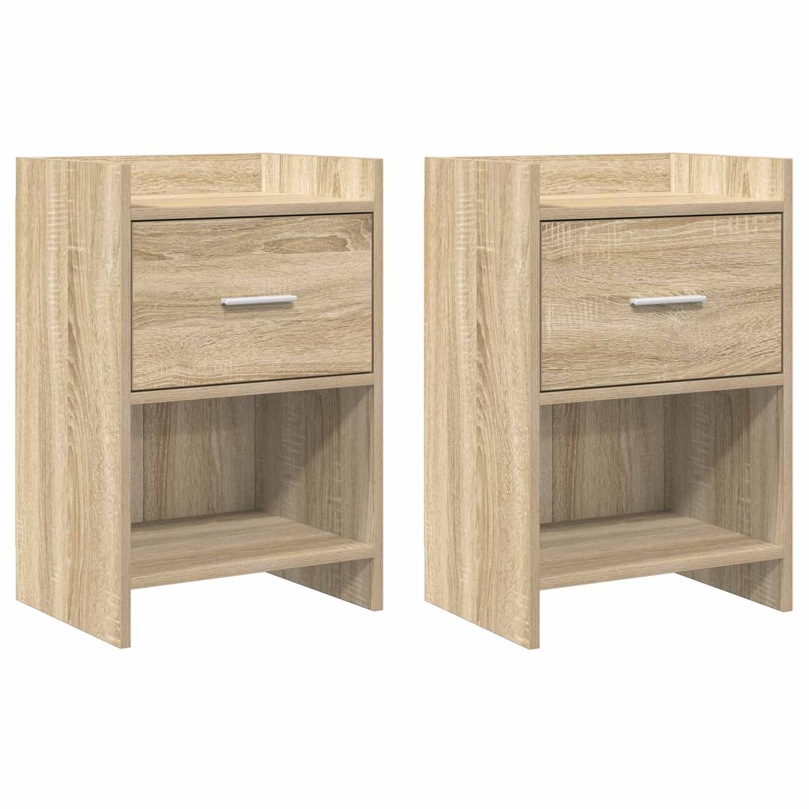 Κομοδίνα 2 pcs Sonoma Δρυς 40 x 30 x 60 cm Επεξεργασμένο Ξύλο - Pakobazaar