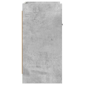 Κομοδίνα Γκρι Σκυροδέματος 40 x 30 x 60 cm Επεξεργασμένο Ξύλο - Pakobazaar