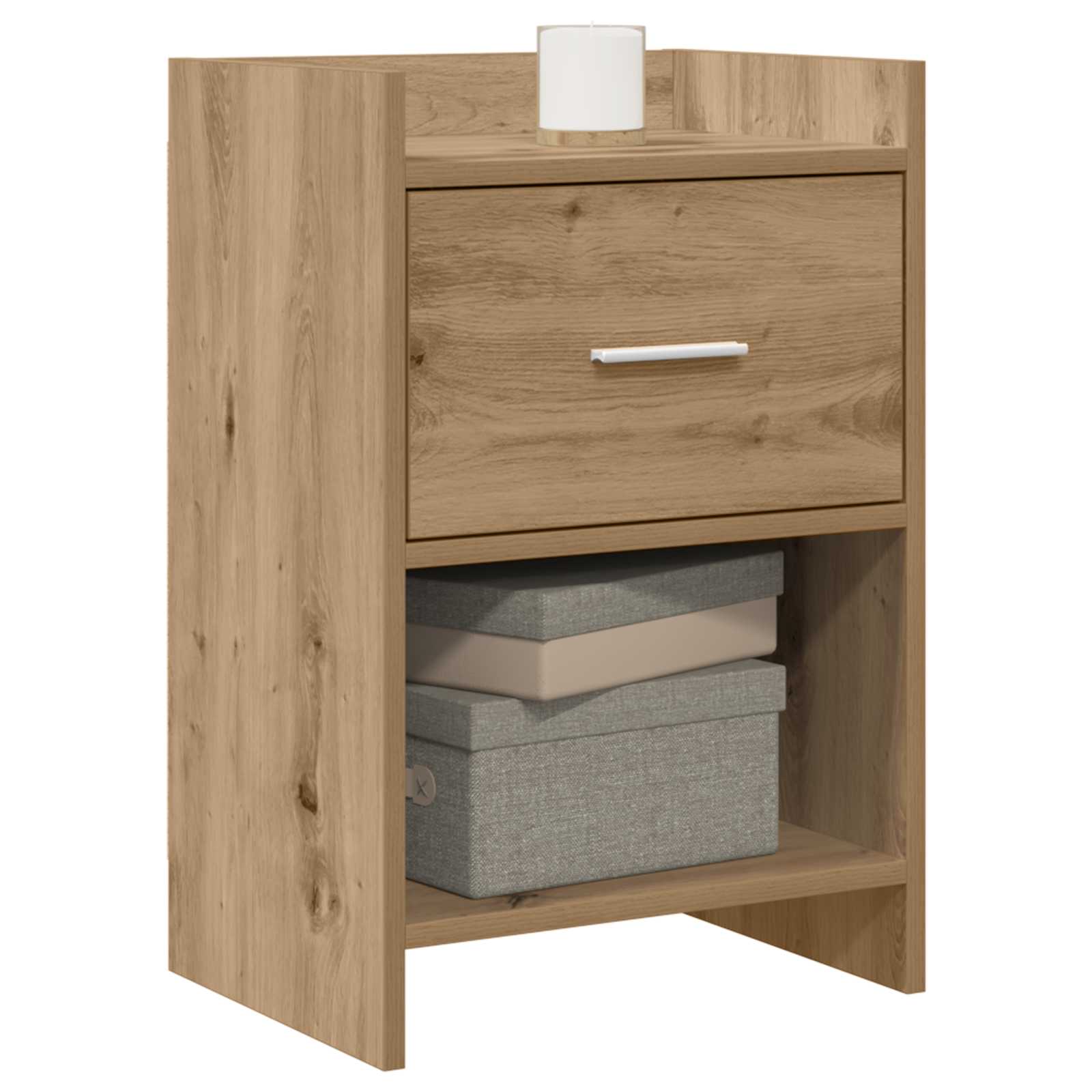 Κομοδίνα 2 pcs Artisan Δρυς 40 x 30 x 60 cm Επεξεργασμένο Ξύλο - Pakobazaar