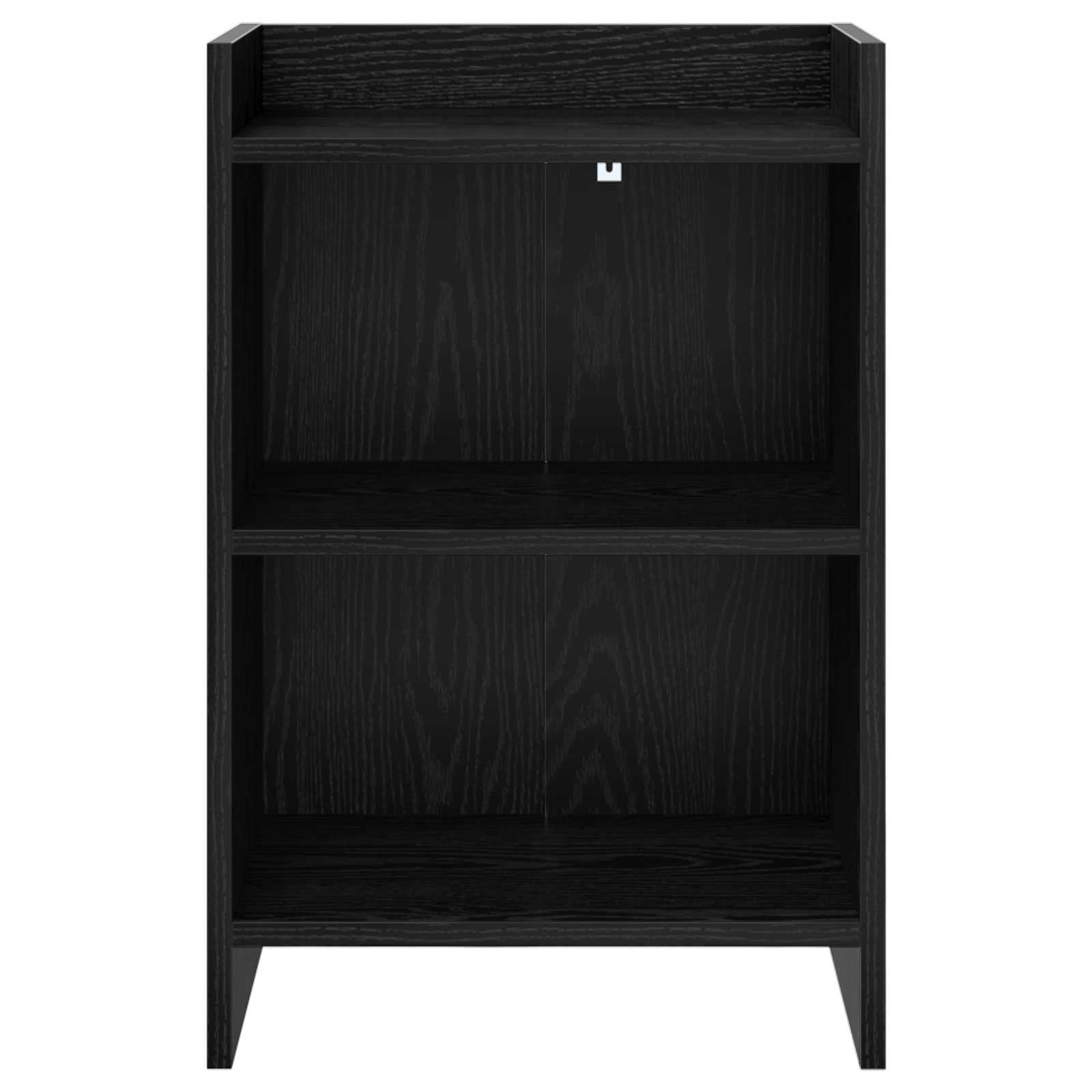 Κομοδίνα 2 pcs Μαύρη Δρυς 40 x 30 x 60 cm Επεξεργασμένο Ξύλο
