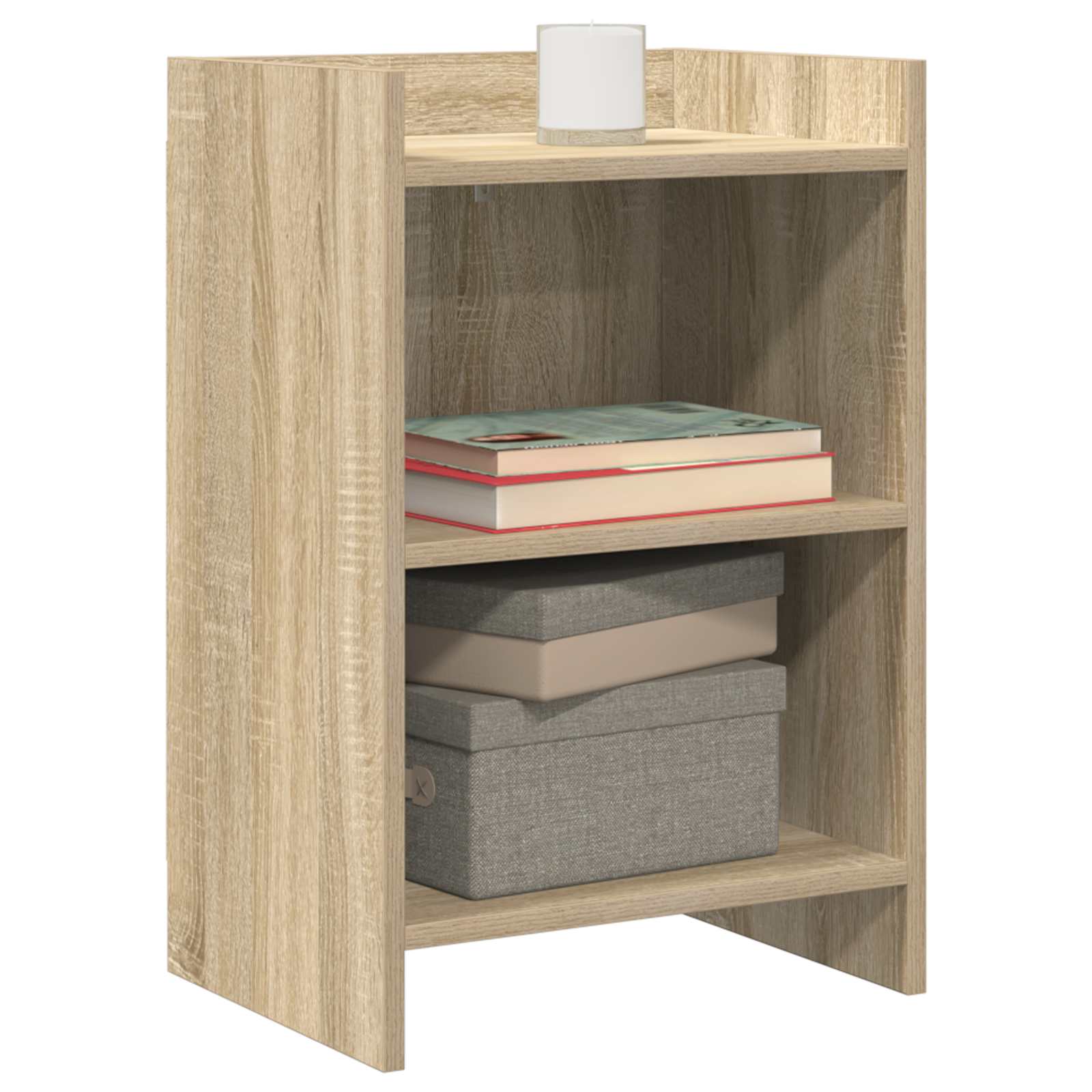 Κομοδίνα 2 pcs Sonoma Δρυς 40 x 30 x 60 cm Επεξεργασμένο Ξύλο